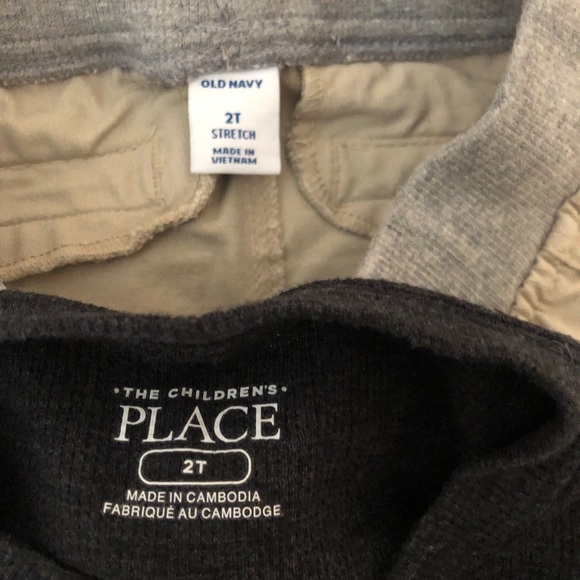 Outfit 2T Old Navy Pants/Childrens Place LS Top - Picture 3 of 5